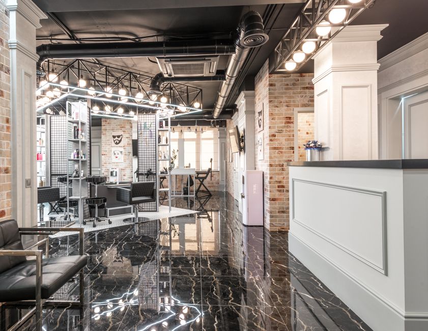 Cadeiras da barbearia